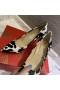 Christian Louboutin Kate Szivattyúk 100mm Szatén Tehén Nyomtatott Fehér Fekete