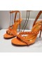 Christian Louboutin Mafaldina Tüskék Szandál 100mm lakkbőr Narancs