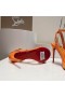 Christian Louboutin Mafaldina Tüskék Szandál 100mm lakkbőr Narancs