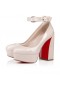 Christian Louboutin Movidastrap 130 Mm Szivattyúk Szabadalmi Borjú Bőr Leche Christian Louboutin Cipő