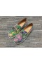 Christian Louboutin Pik Hajó Tüskék Női Slip-on Lapos Multicolor