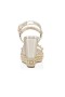 Christian Louboutin Pyraclou 110 Mm Espadrilles Nappa Bőr Platine