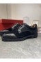 Christian Louboutin Simon Derby Borjúbőr Velúr Bőr Fekete