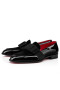 Christian Louboutin Styleeto Naplopók Veau Velúr, Bársony Fekete CL Cipő