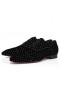 Christian Louboutin Greggy Csaj Szilva Strass Oxford, Fekete Christian Louboutin Cipő