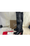 Christian Louboutin Jane szendrődi v. 85 mm Borjú Bőr Nyúlik Nappa Bőr Fekete