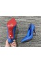Christian Louboutin Kate Szivattyúk 85mm Nappa Bőr, Kék CL Szivattyúk