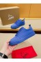Christian Louboutin Louis Junior Alacsony szárú Sportcipő, Bőr Klein Kék