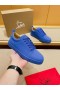 Christian Louboutin Louis Junior Alacsony szárú Sportcipő, Bőr Klein Kék
