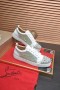 Christian Louboutin Louis Junior PI Verzió Strass Cipők CL Fehér Cipő
