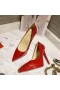 Christian Louboutin Pigalle Platón Szivattyúk 100mm Szabadalmi Bőr, Piros