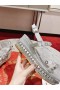 Christian Louboutin Pyraclou 60 mm Espadrilles Csillogó Bőr Ezüst