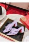 Christian Louboutin Személy Klub Szandál 85mm Nappa Bőr Lila
