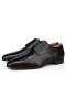 Christian Louboutin Surcity Derby Cipő Borjú Bőr Fekete CL Cipő