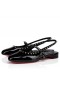 Christian Louboutin Édes Janispikes Balerinák Szabadalmi Borjú Bőr Fekete