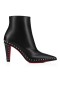 Christian Louboutin Vidura Zsákmány 85 Mm-Es Alacsony Csizma Borjú Bőr Fekete Christian Louboutin Cipő