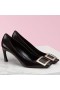 Roger Vivier Belle Vivier Trompette 70mm Szivattyúk Fekete Borjúbőr