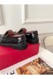 Roger Vivier Viv' Rangers Naplopók Fekete Lakkbőr