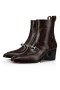 Christian Louboutin Boot Mayerswing Sötét Barna/ezüst Borjú