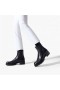 Christian Louboutin Boot Motok Lapos Fekete Borjú
