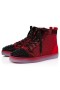Christian Louboutin Lou Tüskék Orlaato Fekete/loubi Poliészter