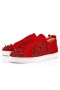 Christian Louboutin Alacsony-top Louis Junior PI Verzió Loubi Strass Cipő