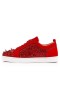 Christian Louboutin Alacsony-top Louis Junior PI Verzió Loubi Strass Cipő