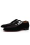 Christian Louboutin Oxford Lafitte Lapos Fekete Borjú