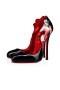 Christian Louboutin Szivattyú Pinupina 130mm Fekete-multi/lin Psy Loubi Szabadalom