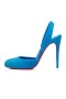 Christian Louboutin Szivattyúk Betty Parittya Bársony 100mm Alize/lin Alize Cipő