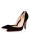 Christian Louboutin Szivattyúk Iriza 100 mm-es, Fekete Bőr