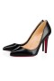 Christian Louboutin Szivattyúk Pigalle 100 mm-es, Fekete Bőr