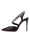 Christian Louboutin Spikita Szivattyú 100mm Fekete/sv/lin Fekete Bőr