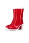 Christian Louboutin Magas Boot Loubirain 70 mm-es Verzió Loubi PVC