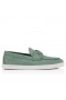 Christian Louboutin Chambeliboat Boat Shoes Reversed Nubuck Leather Manuka