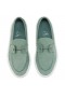 Christian Louboutin Chambeliboat Boat Shoes Reversed Nubuck Leather Manuka