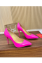 Christian Louboutin Kate Pumps 100mm Patent Leather Neon Pink