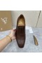 Christian Louboutin Lafitte On Oxford Calf Leather Brown