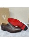 Christian Louboutin Lafitte On Oxford Calf Leather Brown