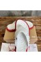 Christian Louboutin Men Flip Flop Sandals Rubber White Red