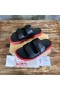 Christian Louboutin Men Strap Sandals Rubber Black