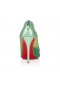 Christian Louboutin Miss Z Degrastrass 100 Mm Pumps Pvc And Laminated Calf Leather Manuka