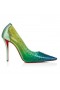 Christian Louboutin Miss Z Degrastrass 100 Mm Pumps Pvc And Laminated Calf Leather Manuka