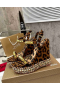 Christian Louboutin Pira kicsit ryad 110 mm-es Karikával Nappa Selyem Leopard