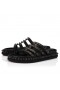 Christian Louboutin Pyra Hallulila Mules Waxed Calf Leather Black