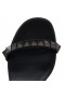 Christian Louboutin Pyrasand 30 Mm Strappy Sandals Waxed Calf Leather Black