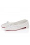 Christian Louboutin Sweetie Jane Strass Boum Ballerinas Crepe Satin Version Ivory 