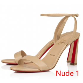 Christian Louboutin Condora Királynő 85 Mm-Es Szandál Nappa Bőr, Meztelen Christian Louboutin Cipő