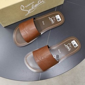 Christian Louboutin Coolraoul Dia Szandál Bőr Barna