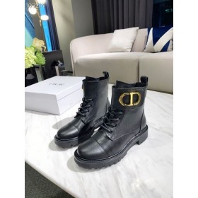 Dior Boka Boot Csipke Alll Fekete Borjú